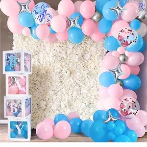 Winrayk 97pcs Baby Box Gender Reveal Decorations Baby Shower or Birthday Party.
